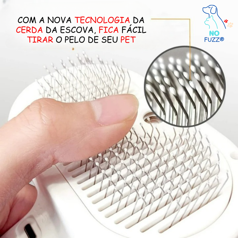 NoFuzz® - Escova Tira Pelos 2 em 1