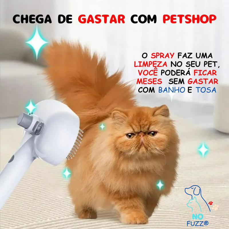 NoFuzz® - Escova Tira Pelos 2 em 1