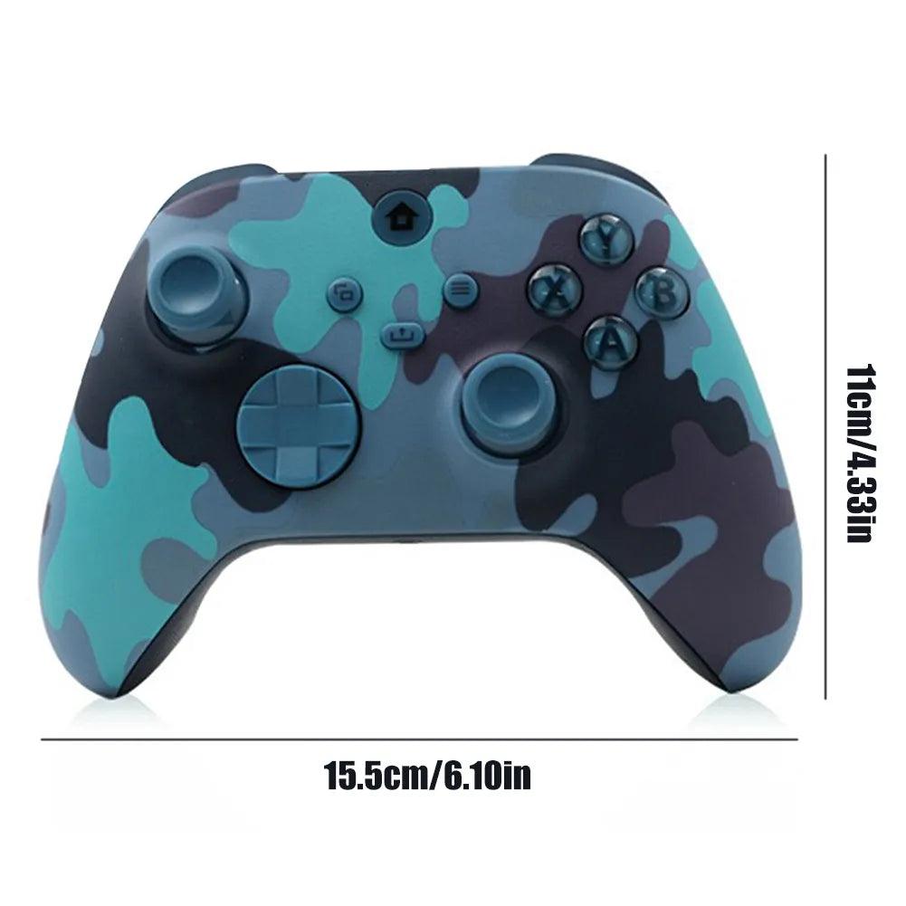 2.4G Wireless Gamepad para XBOX SERIES X/S - Manípulo de Jogo com Vibração de 6 Eixos, Função Turbo e Controle Sem Fio - Anti-derrapante - TendTuddo