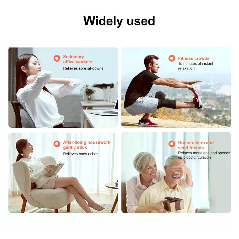 EMS Neck Massager - Mini Massageador para Alívio da Dor Muscular Cervical - TendTuddo