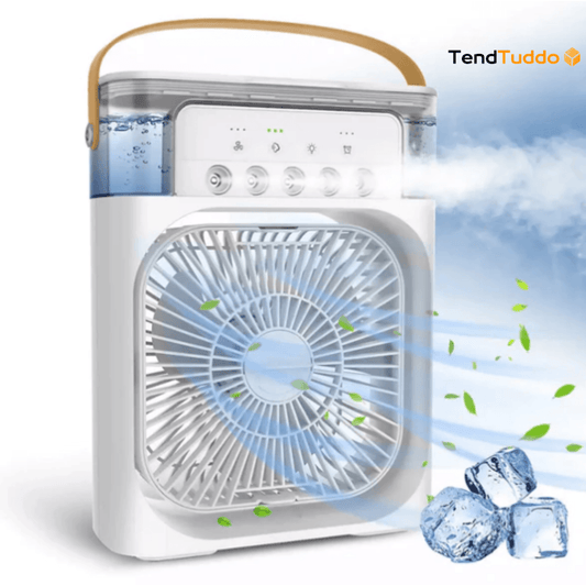 Frosty Refreshes®️ - Climatizador, Umidificado De Ar c/ Reservatório Para Água e Gelo; Portátil - TendTuddo - TendTuddo
