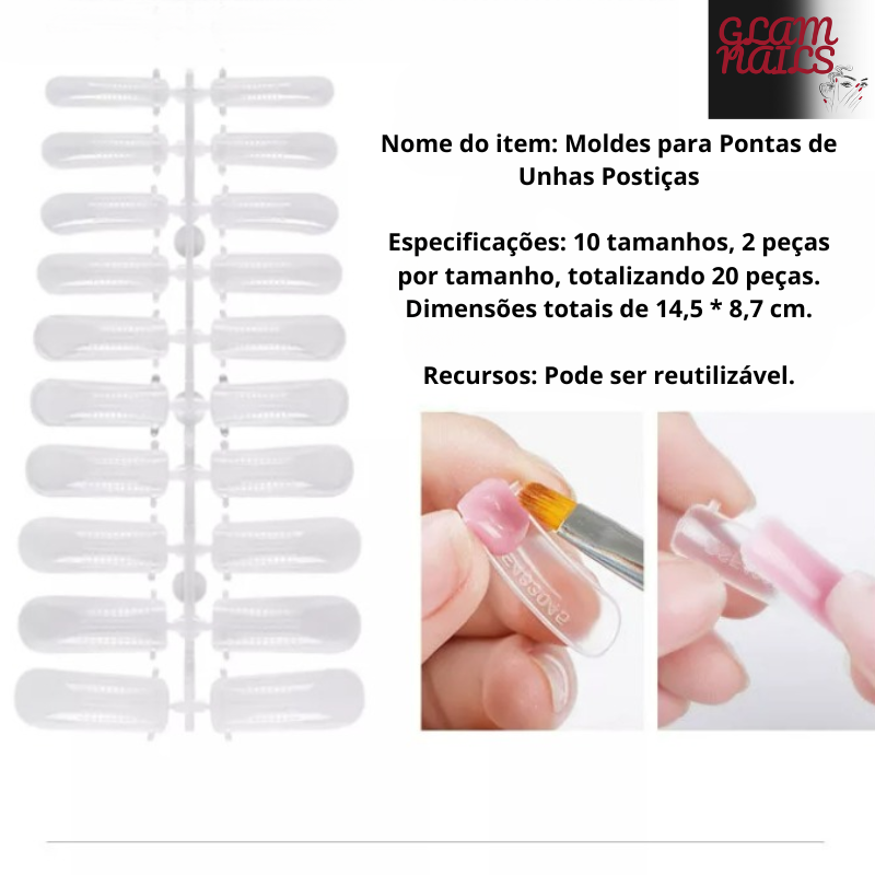 GlamNails - Extensor De Unhas Sofisticado (Lançamento)